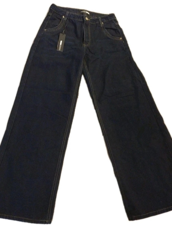Fashion Nova Denim - Fashion Nova Women's Dark Blue Flare Leg Jeans